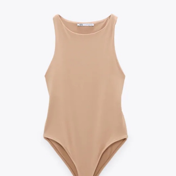 Zara Tops - ZARA NUDE BODYSUIT